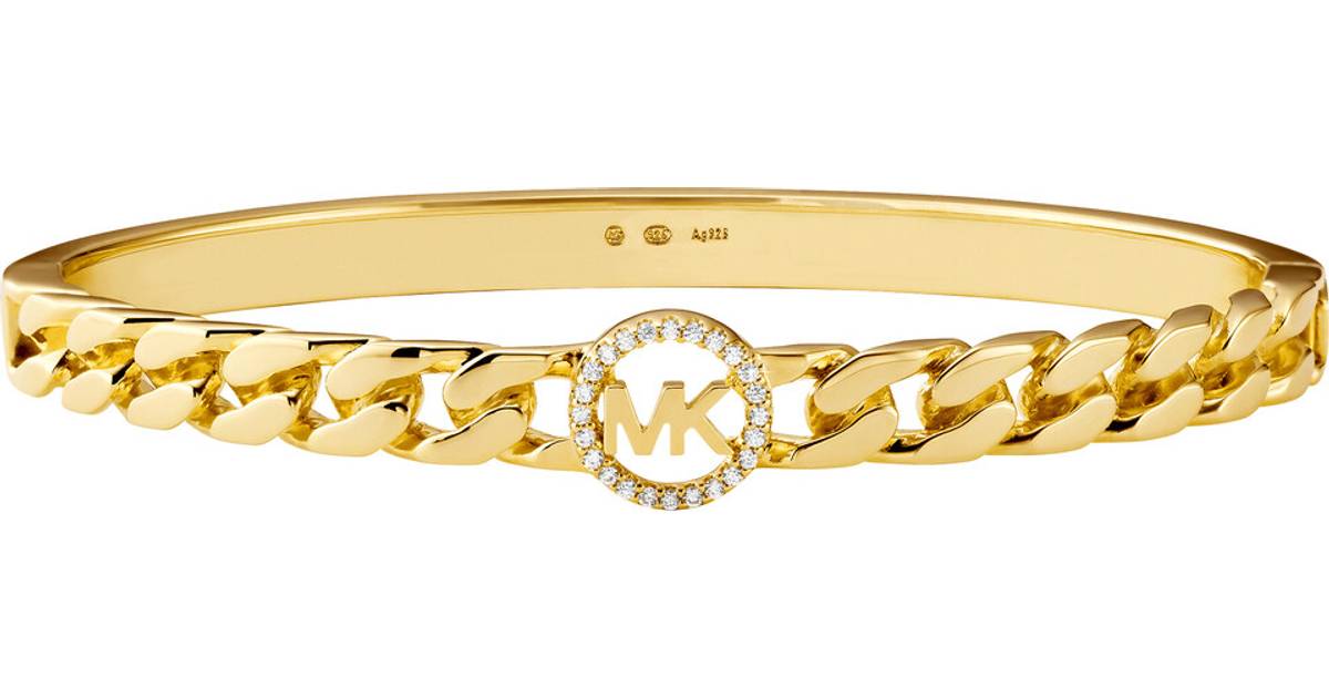 legemliggøre ingen accent Michael Kors Premium Bracelet - Gold/White • See Price