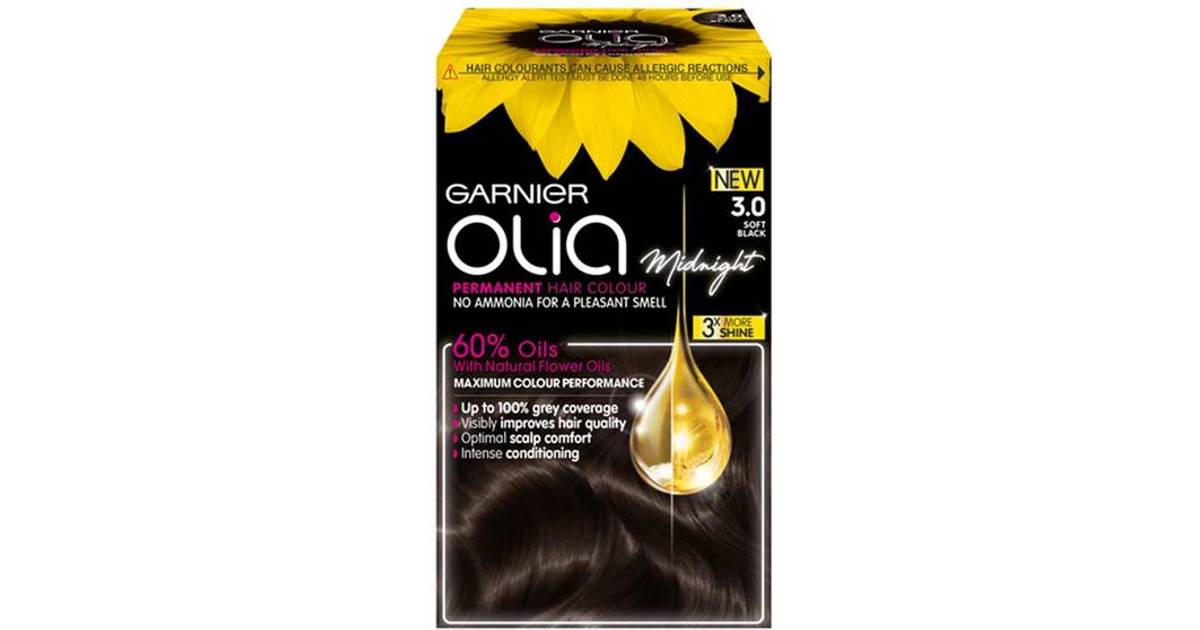 Garnier Olia Permanent Hair Colour # Soft Black • Price »