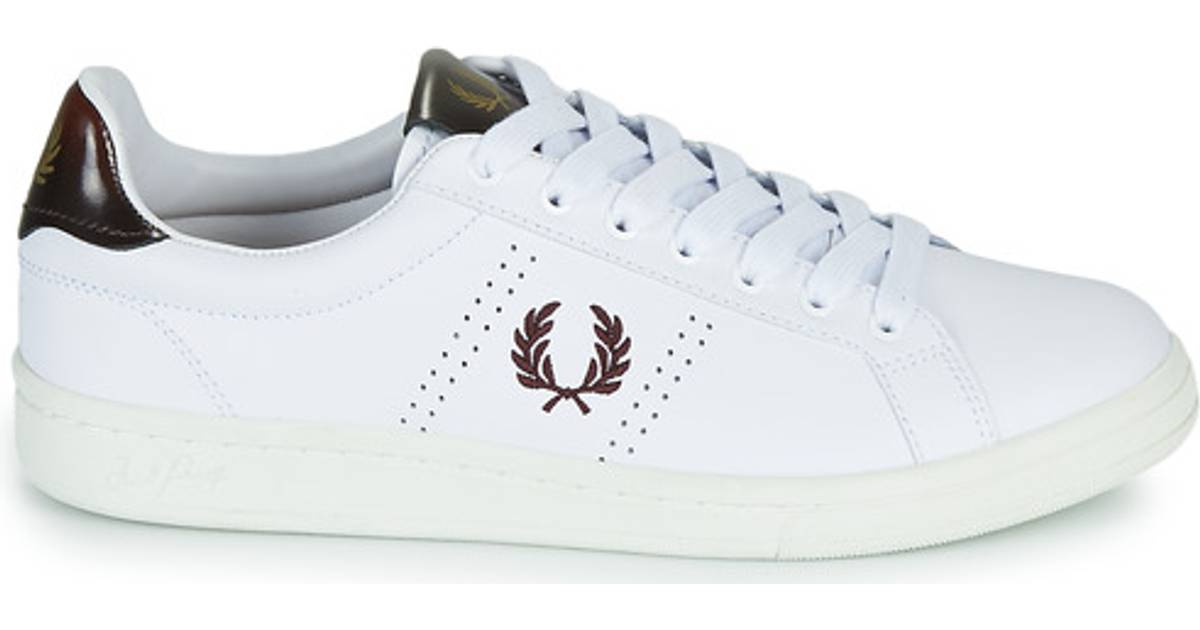 Fred Perry Park Side Tab - White/Oxblood • See price