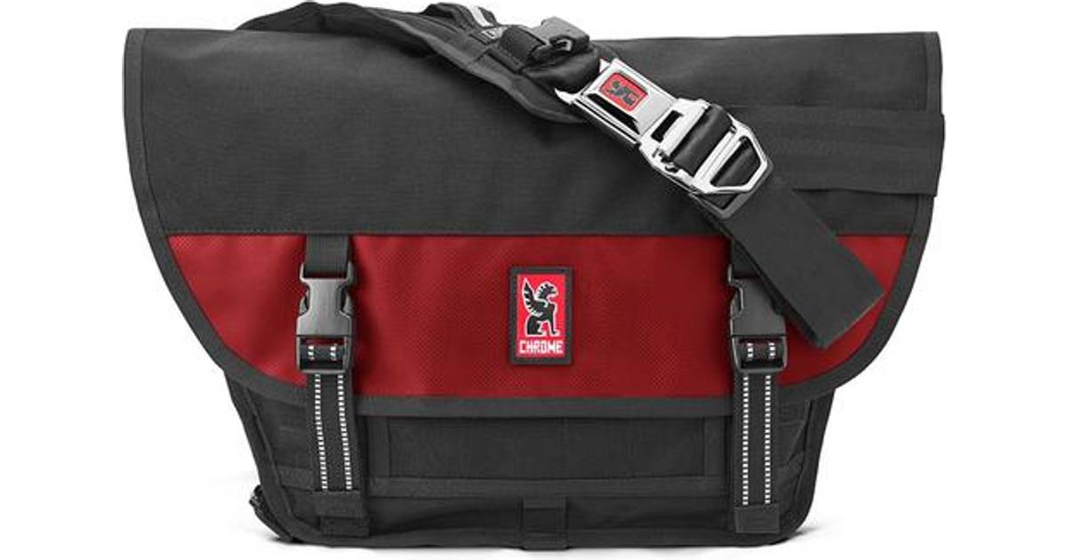 Chrome Mini Metro Messenger Bag - Black/Red • Price »