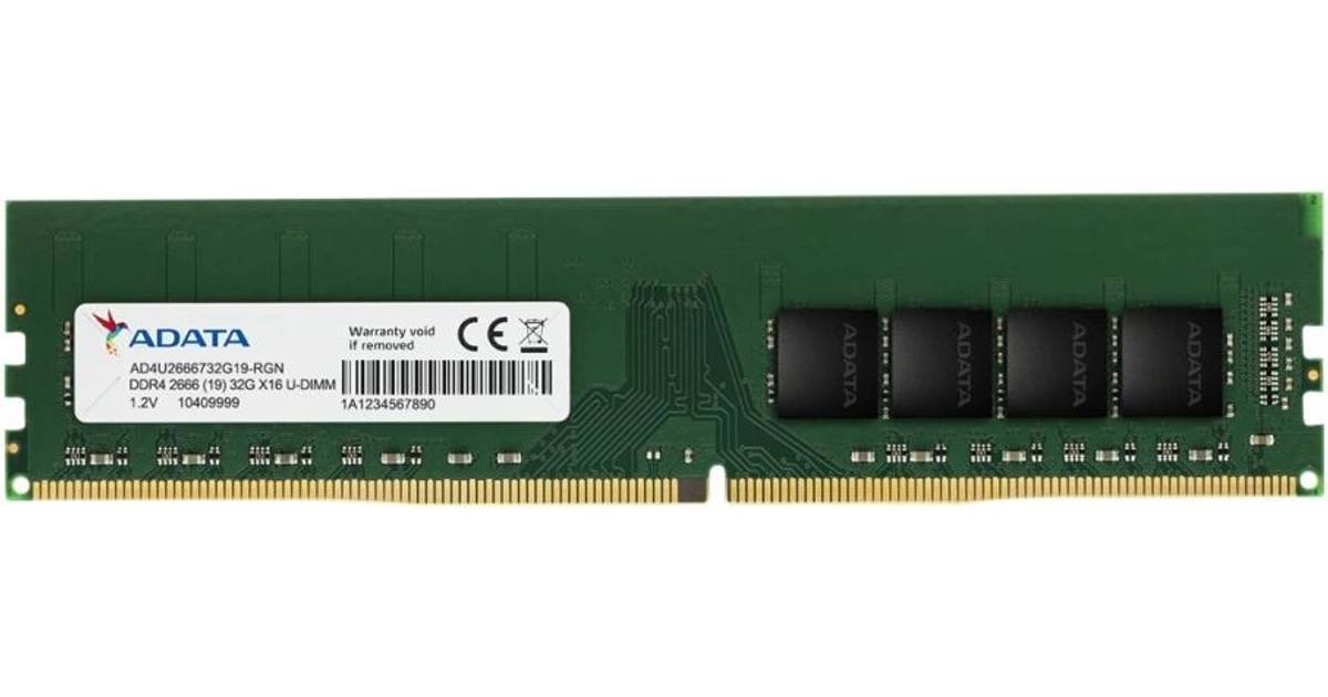 ADATA ADATA Premier Series DDR4 module 8 GB DIMM 288-pin 2666 MHz AD4U26668G19-SGN 