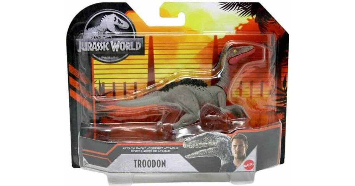 Mattel Jurassic World Figure Figurine Troodon Attack Pack 