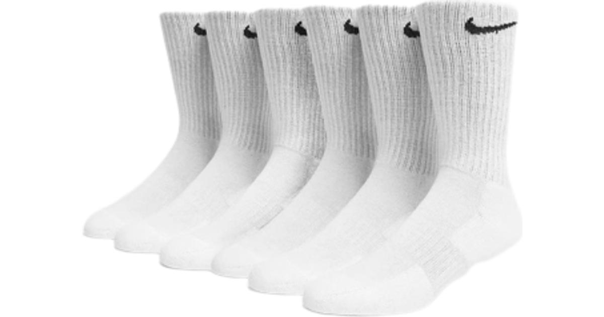 nike men's socks cotton crew 6 pack