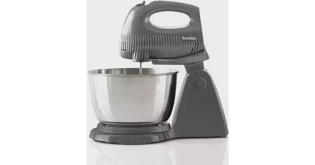 Breville Breville Grey VFM035 Flow Hand and Stand Cake Dough Mixer 