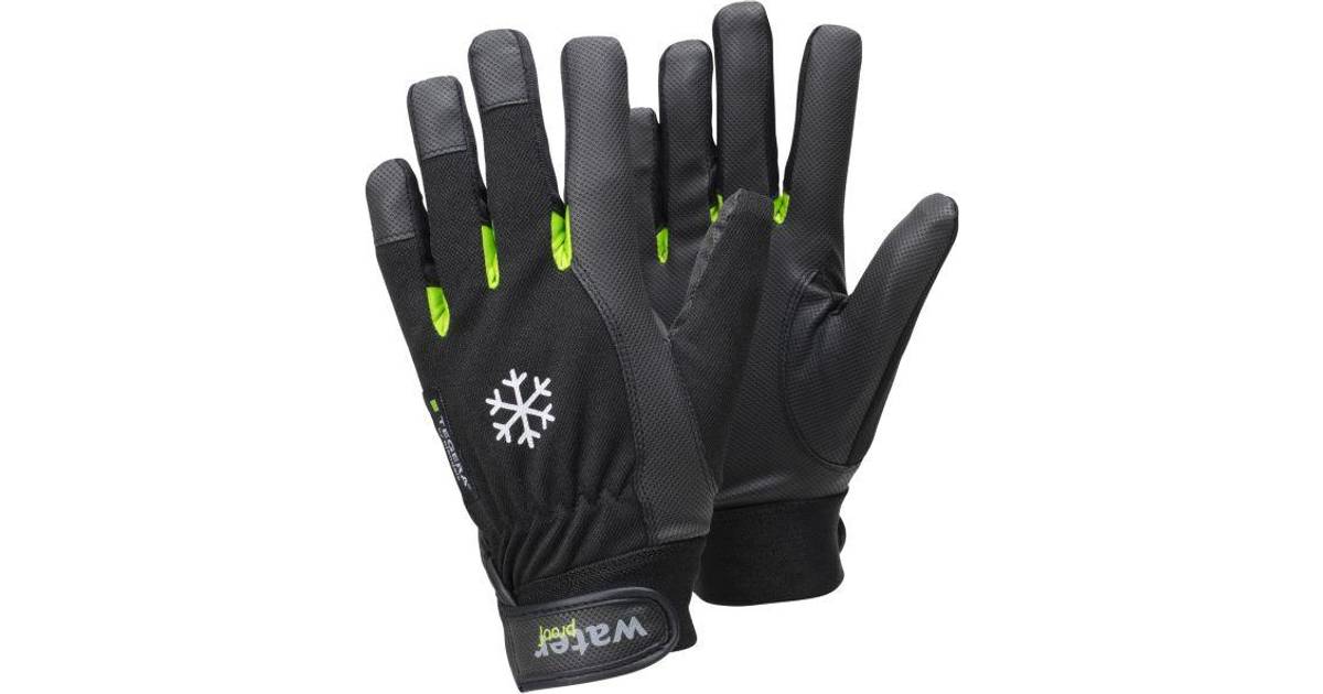 Tegera 517 Black Winter Lined Synthetic Leather Gloves Size 12 
