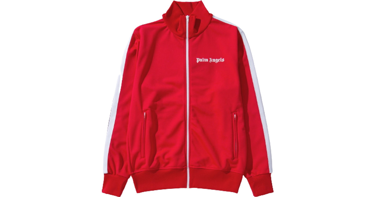 Palm Angels Classic Logo Track Jacket in Red for Men Save 3% Mens Jackets Palm Angels Jackets Orange 