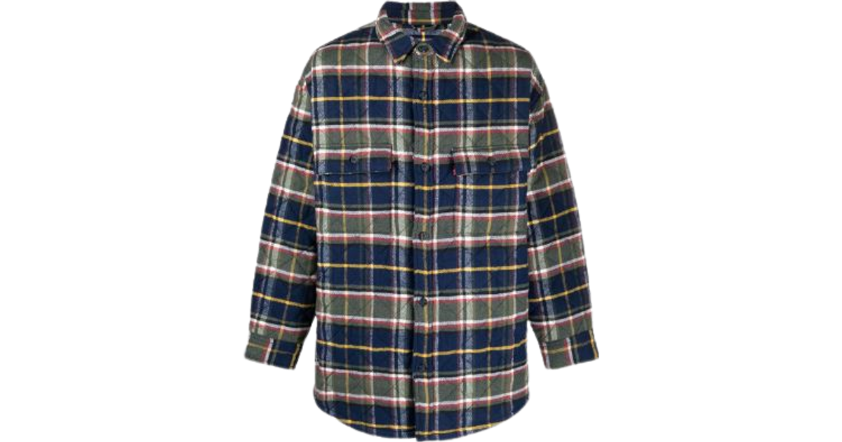 Levi's Bernal Heights Flannel Overshirt - Beryl Green/Green • Price