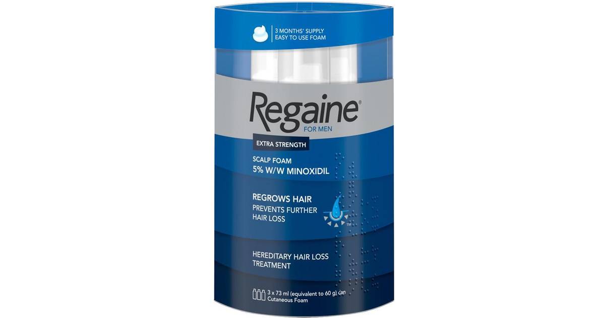 Regaine Scalp Foam 5%w/w Minoxidil 73ml 3pcs Liquid • Price »