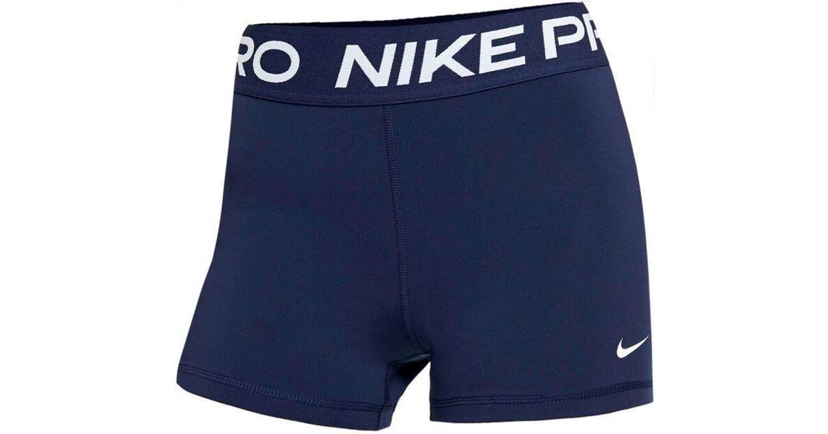 nike pro shorts women's blue