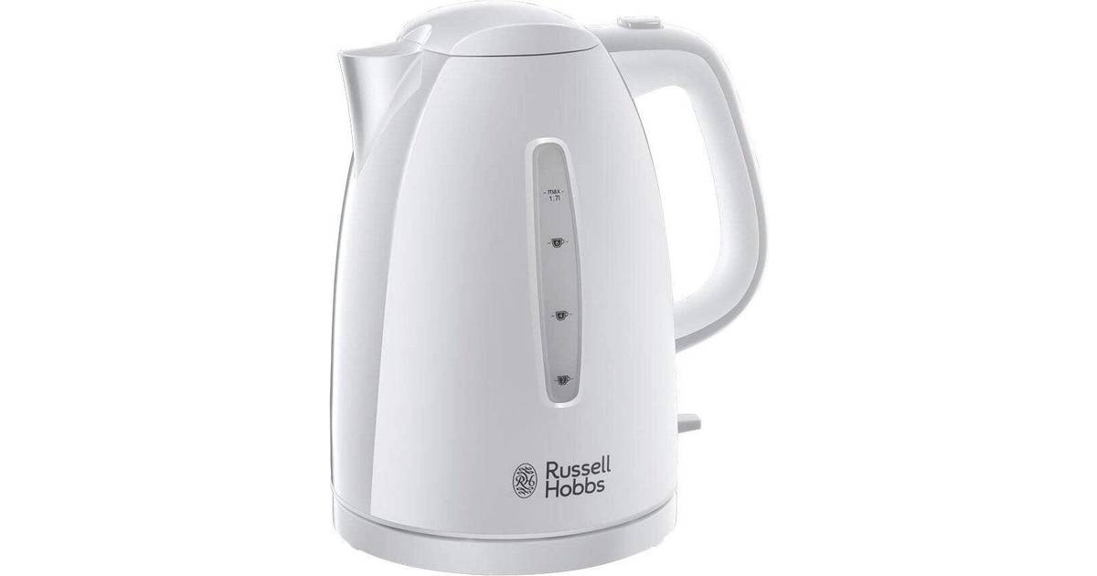 Russell Hobbs 21274 Textures Kettle Grey with Hobbs 21654 Textures Toaster Plastic Grey 3000 W Plastic 1500 W 1.7 Litres 