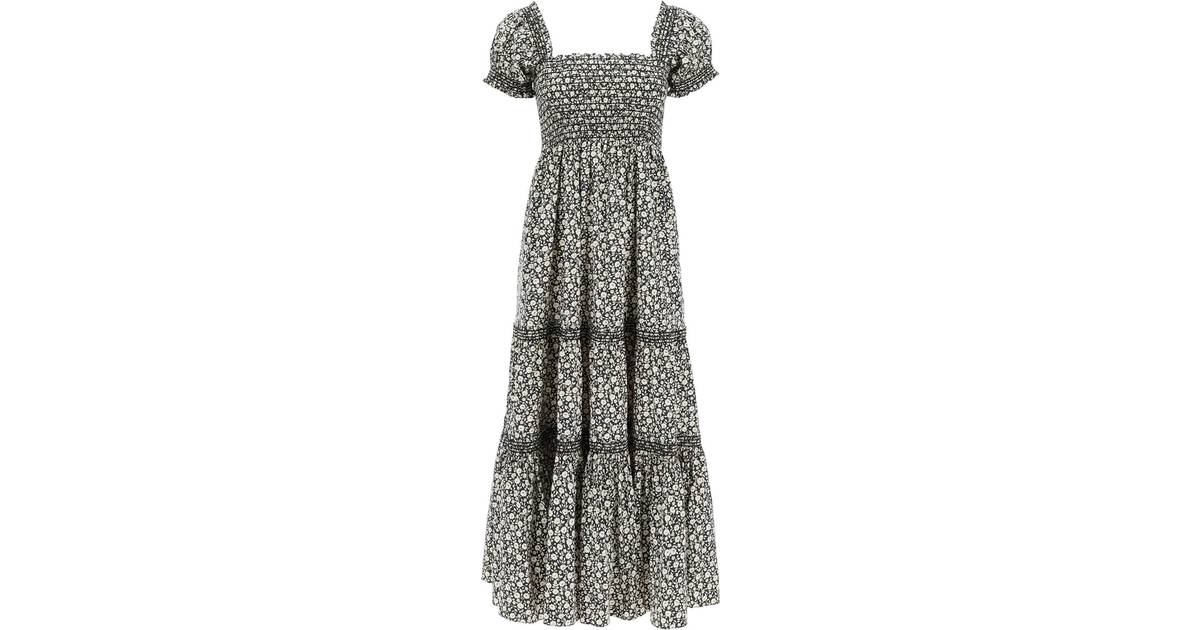 Tory Burch Smocked Midi Dress (1 stores) • See prices »