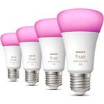 Philips Hue White Color Ambiance LED Lamps 6.5W E27 4-pack