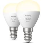 Philips Hue Luster P45 LED Lamps 5.7W E14 2-pack