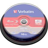 Optical Storage Verbatim BD-RE No ID Brand 25GB 6x Spindle 25-Pack Wide Printable