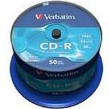 -R Optical Storage Verbatim CD-R Extra Protection 700MB 52x Spindle 50-Pack