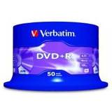 16x Optical Storage Verbatim DVD+R 4.7GB 16x Spindle 50-Pack