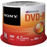 Optical Storage Sony DVD-R 4.7GB 16x Spindle 50-Pack