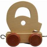 Bino Toy Vehicles Bino Wooden Train Letter Q
