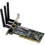 PCI Wireless Network Cards Hama Wireless LAN PCI Card 300 Mbps (062742)
