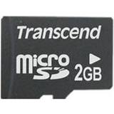 2 GB Memory Cards & USB Flash Drives Transcend MicroSD 2GB