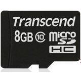 8 GB Memory Cards Transcend MicroSDHC Class 10 8GB