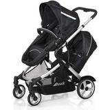 Sibling Strollers - Swivel/Fixed Pushchairs Hauck Duett 2