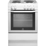 Indesit Electric Ovens Cast Iron Cookers Indesit I6EVAW White