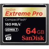 Memory Cards & USB Flash Drives SanDisk Extreme Pro Compact Flash 160/150MB/s 64GB