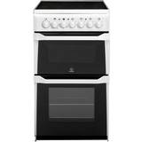 Indesit Electric Ovens Ceramic Cookers Indesit IT50CW S White