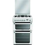 Hotpoint gas cooker 60cm white Hotpoint HUD61P S White