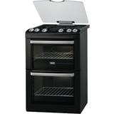 Gas Ovens Cookers Zanussi ZCG664GNC Black