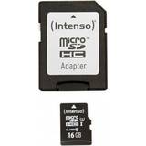 16 GB Memory Cards & USB Flash Drives Intenso MicroSDHC UHS-I U1 16GB