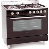 Montpellier Dual Fuel Ovens Gas Cookers Montpellier MR90DFMK Black