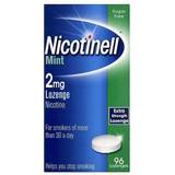 Lozenge Medicines Nicotinell Sugar Free Mint 2mg 96pcs Lozenge