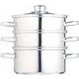 KitchenCraft Three Tier Stainless Steel with lid 18 cm