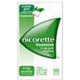 Mint - Nicotine Gums Medicines Nicorette Freshmint 4mg 30pcs Chewing Gum