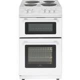 Electric Ovens - Two Ovens Cast Iron Cookers New World 50ET White