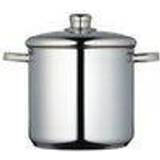KitchenCraft MasterClass Stainless Steel with lid 5.5 L 20 cm
