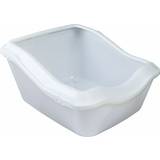 Trixie Cleany Cat Litter Box - White