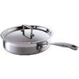 Stainless Steel Saute Pans Le Creuset 3-Ply with lid 2.8 L 24 cm