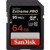 Sandisk extreme pro 64gb SanDisk Extreme Pro SDXC 95MB/s 64GB