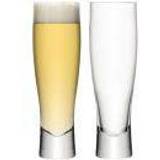 White Beer Glasses LSA International Lager Beer Beer Glass 55cl 2pcs