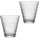 Iittala Glasses Iittala Kastehelmi Drinking Glass 30cl 2pcs