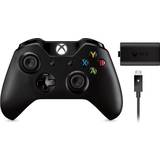 Microsoft Gamepads Microsoft Xbox One Wireless Controller V2 - Black + Play & Charge