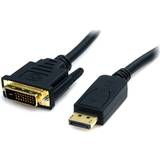 DVI-DisplayPort - DisplayPort Cables StarTech Gold DVI-D - DisplayPort 1.8m
