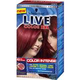 Red Permanent Hair Dyes Schwarzkopf Live Color XXL #43 Red Passion