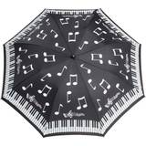 Compact Umbrellas Soake Folding Umbrella Black Piano Notes (CMNF)