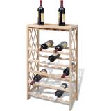 Wood Wine Racks vidaXL 241068 Wine Rack 50x87.5cm