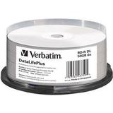 Verbatim BD-R No ID Brand 50GB 6x Spindle 25-Pack Wide Thermal