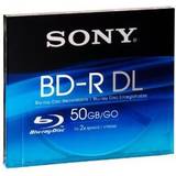 2x - Blu-ray Optical Storage Sony BD-R 50GB 2x Jewelcase 1-Pack